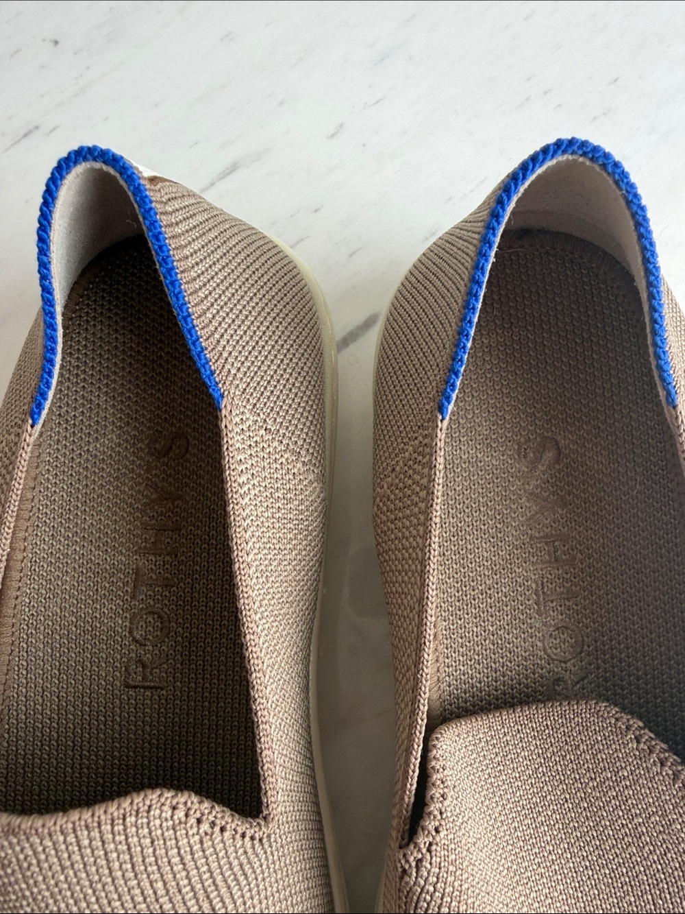 Rothy’s Original Slip-On Sneakers in Latte  Size 8 - Picture 6 of 13